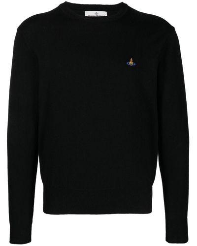 Vivienne Westwood Orb Logo Sweater - Black