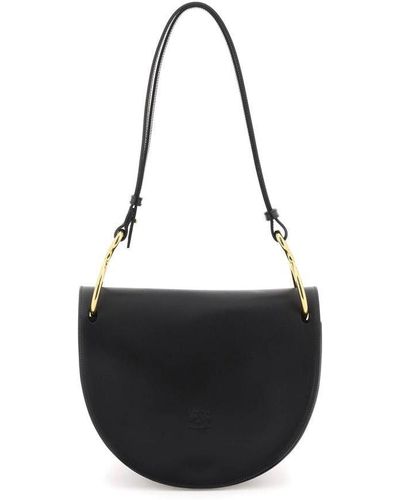 Loop  Women's crossbody bag in leather color black – Il Bisonte