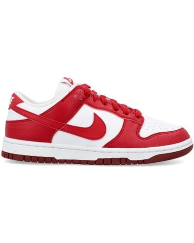 Nike Dunk Low Next Nature Sneakers - Red