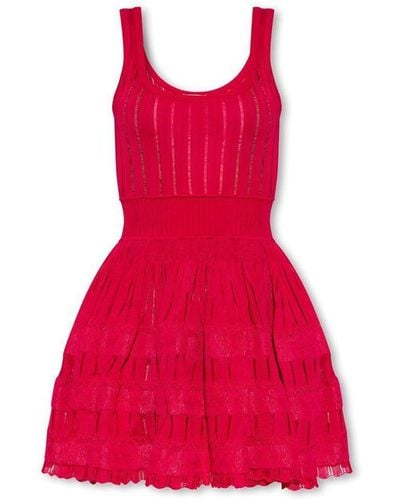Alaïa Sleeveless Dress - Red