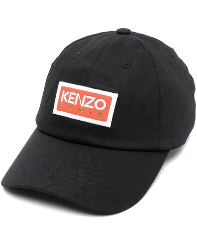 KENZO Logo Baseball Cap - Black