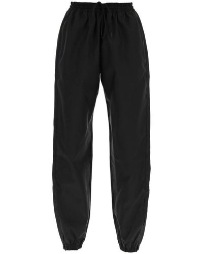 Wardrobe NYC High-waisted Nylon Trousers - Black