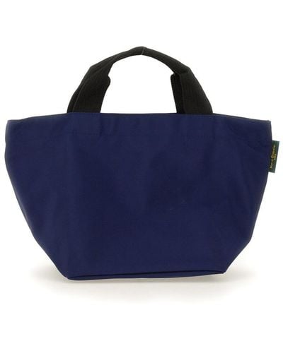Herve Chapelier Medium Shopping Bag - Blue