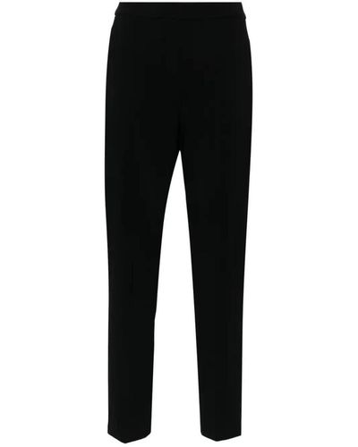 Pinko High-waisted Cropped Pants - Black