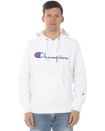 Champion Sweatshirt Hoodie - White