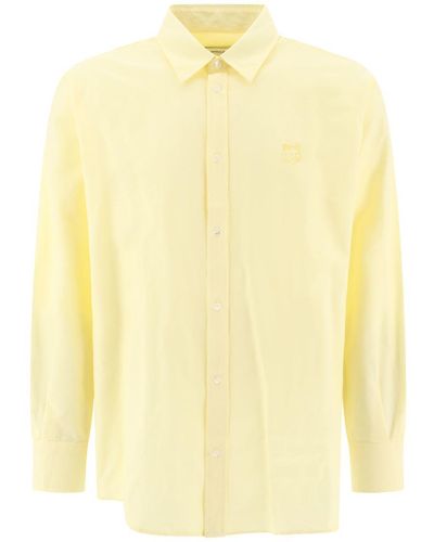 Maison Kitsuné "Contour Fox" Shirt - Yellow