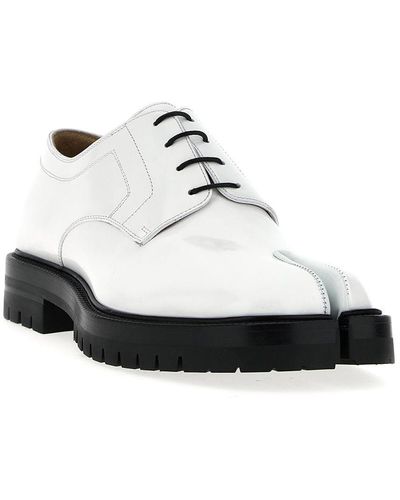 Maison Margiela Taby Country Lace Up Shoes - White