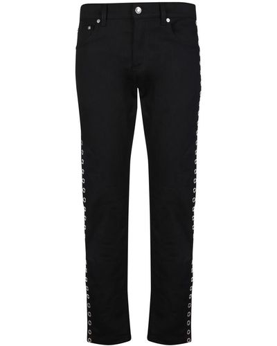 Alexander McQueen Skinny Fit Denim Jeans - Black