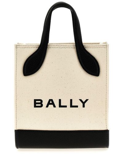 Bally 'Bar Mini Keep On' Shopping Bag - Black