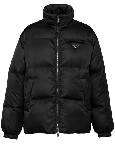 Prada Re-nylon Down Jacket - Black