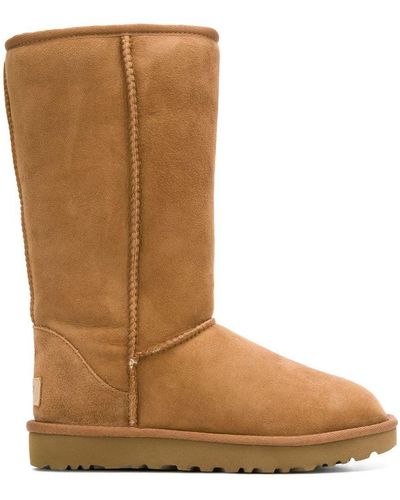 UGG Classic Tall Ii Shearling-lined Suede Boots - Brown