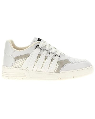 Moschino Leather Sneakers - White