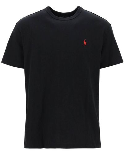 Polo Ralph Lauren Classic Fit T Shirt In Solid Jersey - Black