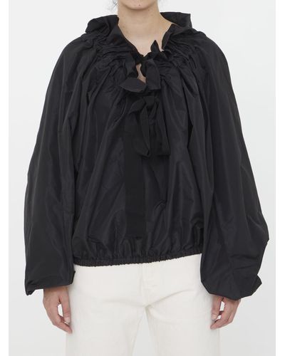 Patou Shirt With Balloon Sleeves - Black
