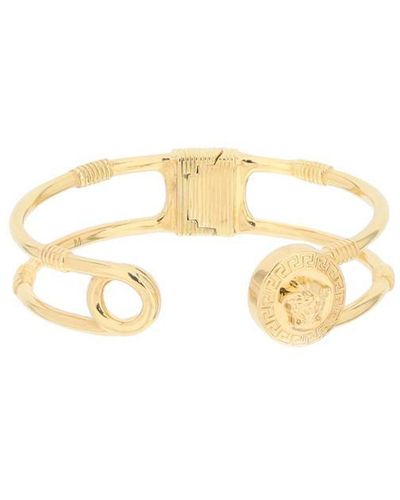 Versace Safety Pin Bracelet - Metallic