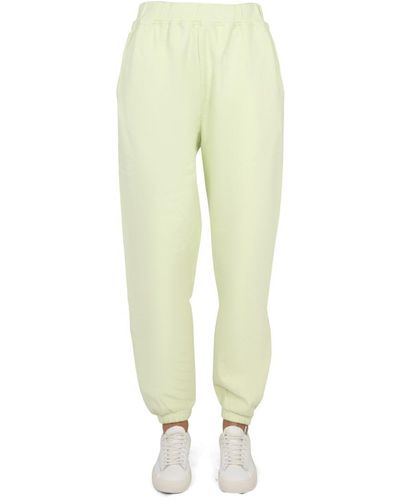 Aries jogging Trousers With Logo Print - Yellow
