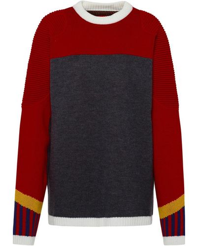 Ferrari Wool Sweater - Red