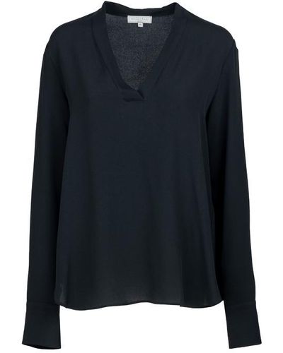 Antonelli Crewneck Cotton Sweater With Front Logo - Black