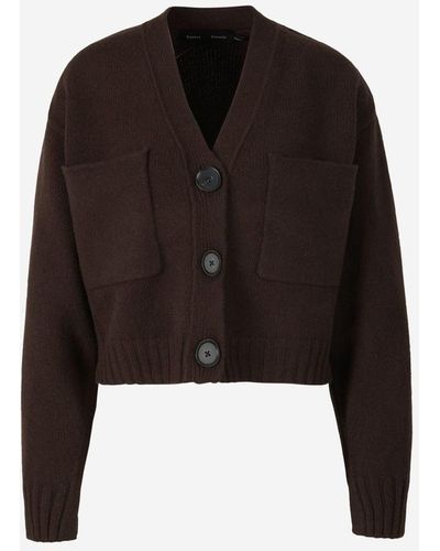 Proenza Schouler Eco Cashmere Cardigan - Black