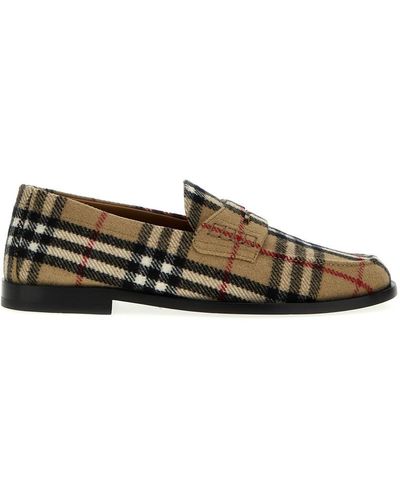 Burberry Hackingney Loafers - Natural