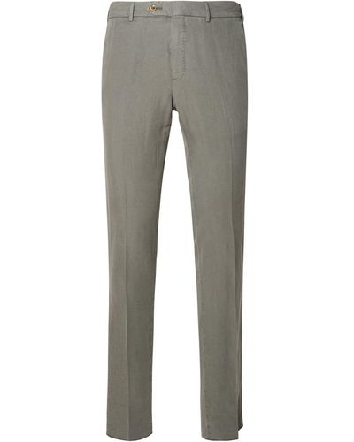 PT01 Linen Blend Trousers - Grey