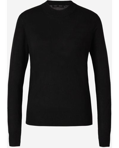 Proenza Schouler Knitted Wool Sweater - Natural