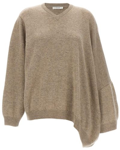 The Row Erminia Sweater, Cardigans - Natural