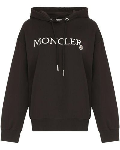 Moncler Cotton Hoodie - Black
