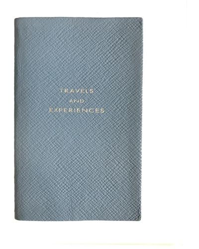 Smythson Wafer 2023 Textured-leather Diary - Blue - ShopStyle