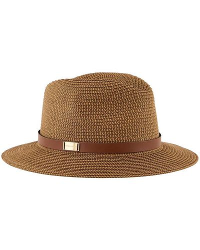 Emporio Armani Fedora Hat - Brown