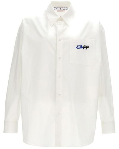 Off-White c/o Virgil Abloh Exactly The Opposite Oversized Shirt - White