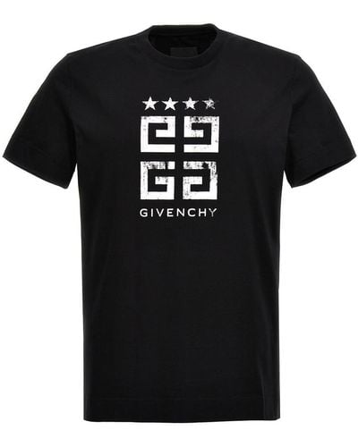 Givenchy Logo Print T-Shirt - Black