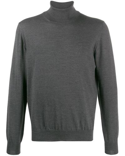 Barba Napoli Turtle Neck Sweater Clothing - Gray