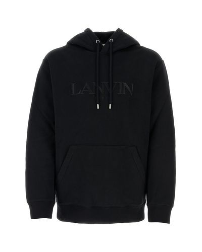 Lanvin Cotton Sweatshirt - Black