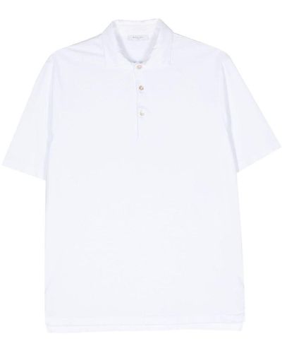 Boglioli Cotton Polo Shirt - White