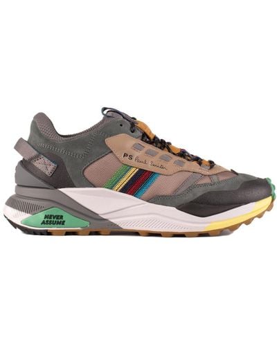 Paul Smith Never Assume Multicolour Sneakers - Brown