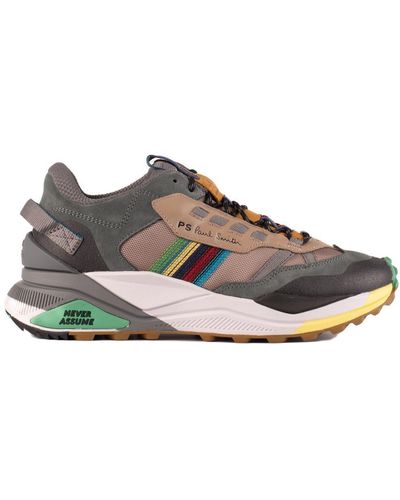 Paul Smith Never Assume Multicolor Sneakers - Brown