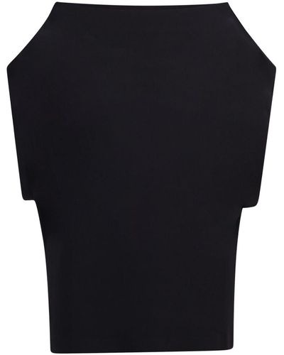 Norma Kamali Relaxed Fit Blouse - Black