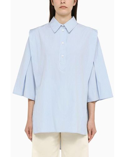 Margaux Lonnberg Margaux Lönnberg Light Striped Lola Shirt - Blue