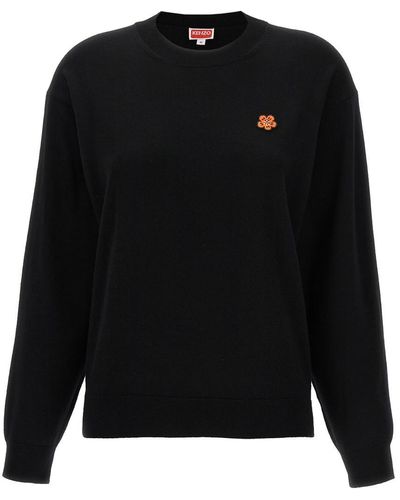 KENZO Boke Crest Jumper, Cardigans - Black