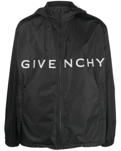 Givenchy Logo Windbreaker - Black