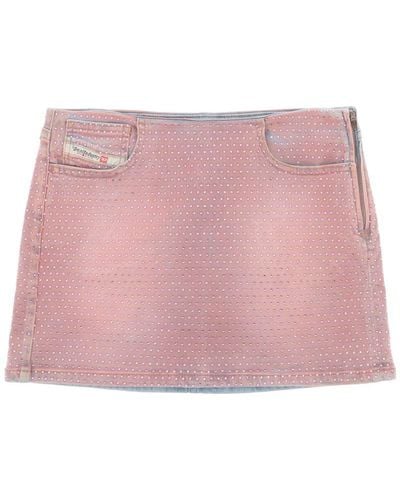 DIESEL De-pra-mini Skirt - Pink