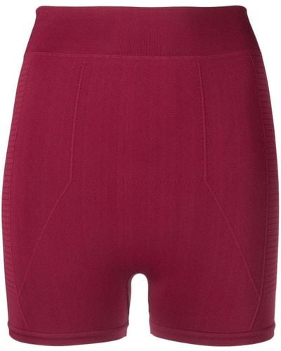 Rick Owens Knitted Shorts - Red