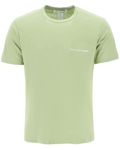 Comme des Garçons Comme Des Garcons Shirt Logo Print T-Shirt - Green