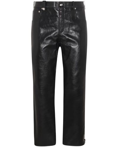 Alexander McQueen Clothing  Mens Exploded Bow Cigarette Pants Black <  FreiRaum Hannover