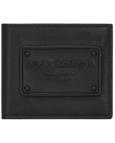 Dolce & Gabbana Logo-plaque Cardholder - Black