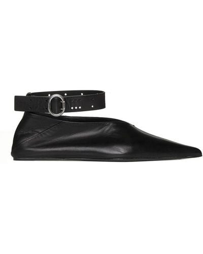 Jil Sander Flat Shoes - Black