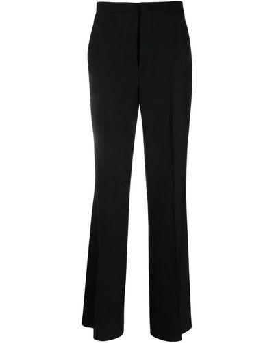 Tagliatore Concealed-fastening Tailored Trousers - Black