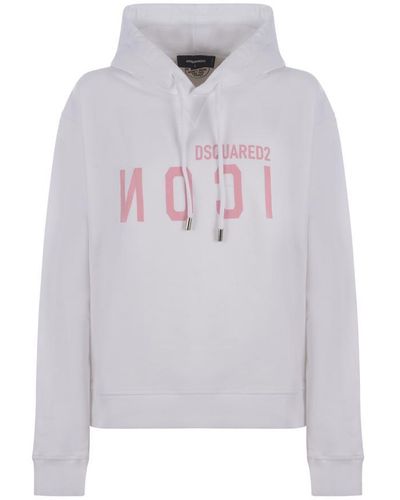 DSquared² Hooded Sweatshirt "icon" - White