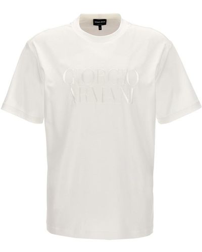 Giorgio Armani T-Shirts And Polos - White
